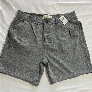 Abercrombie & Fitch Charcoal Athletic Shorts